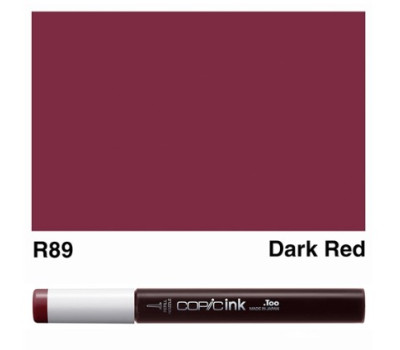 Заправка для маркеров COPIC Ink R89 Dark red Темно-красный 12 мл