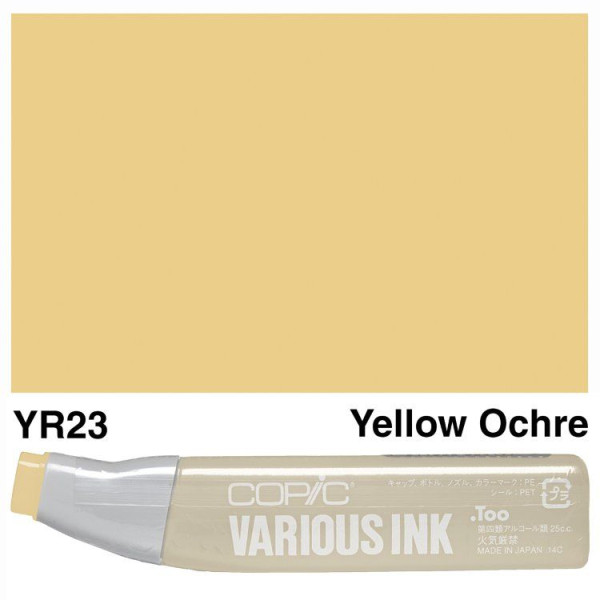 Чорнило для заправки маркерів Copic Various Ink YR-23 Yellow ochre Жовта охра