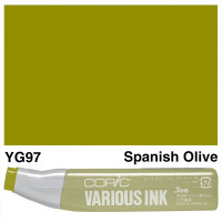 Чернила для заправки маркеров Copic Various Ink YG-97 Spanish olive Темно-оливковый