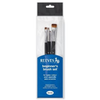 Пензлі в наборі для гуашевих фарб Reeves Watercolour Set, 4 шт арт 8210504