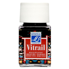 Вітражна фарба Vitrail 50 мл №433 Червоний