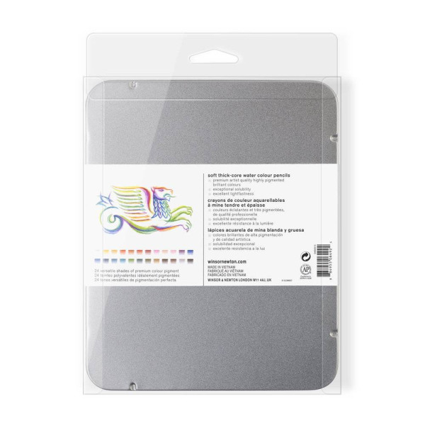Набір акварельних олівців Winsor Newton Studio, 24 шт.