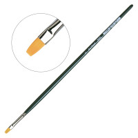 Пензель синтетика плоска для олії та акрилу 1870 Nova Brights DaVinci, №6