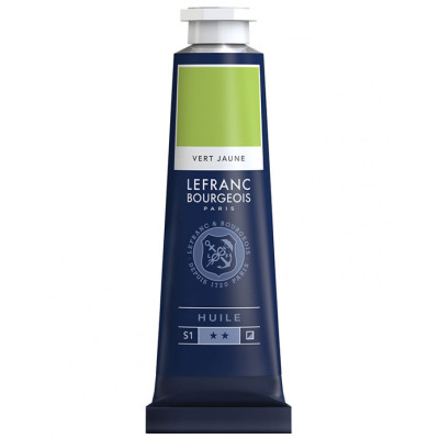 Фарба олійна Lefranc Fine 40 мл №590 Yellow Green Жовто-Зелений