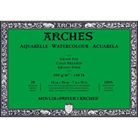 Альбом для акварелі Arches холодного пресування Arches Cold Pressed 300 гр/м2 18x26 см 20 аркушів арт 1795058