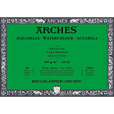 Альбом для акварелі Arches холодного пресування Arches Cold Pressed 300 гр/м2 18x26 см 20 аркушів арт 1795058