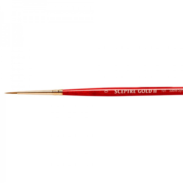 Кисть кругла, міксований ворс Winsor Newton 101 Sceptre Gold II Round, № 0