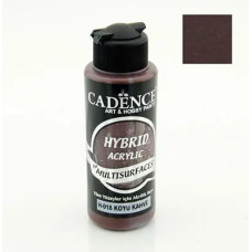 Акрилова фарба для всіх поверхонь Hybrid Acrylic Cadence №18, 120 мл, Dark Brown Темно-коричнева