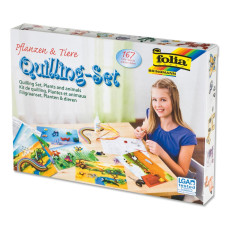 Набір для квілінгу Folia Quilling Set Animals Plants Тварини та рослини арт 12829