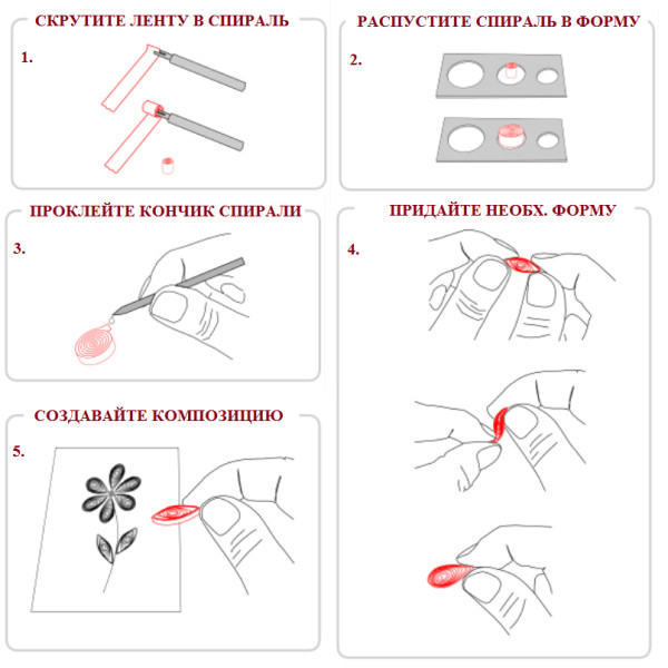 Набір для квілінгу Folia Quilling Set Animals Plants (Тварини та рослини) арт. 12829