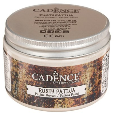 Краска-патина для с эффектом состаривания Cadence Rusty Patinа, 150 мл, Кремовый