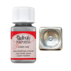 Рідка позолота Divolo Golden Leaf Porporine 75мл №006 Silver Срібло