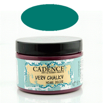 Меловая акриловая краска Cadence Very Chalky Home Decor, 150 мл, Королевская пальма