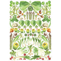 Карта для декупажу Танцюристи розмір 50x70 см арт DECOUP01_022