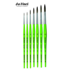 Кисть круглая мягкая синтетика DaVinci 373 Fit for Hobby School, № 0