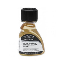 Winsor масло маковая быстросохнущая для масличных красок Drying Poppy Oil, 75 мл арт 3321743
