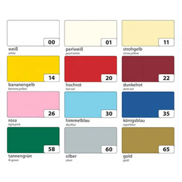 Листівка Folia Cards square-single fold 220 гр, 13,5x13,5 см №65 Gold (Золотий) арт. 140565