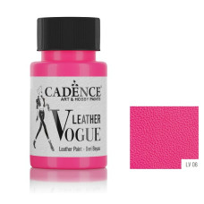 Фарба за шкірою Cadence VOGUE LEATHER PAINT, 50 мл, Фуксія