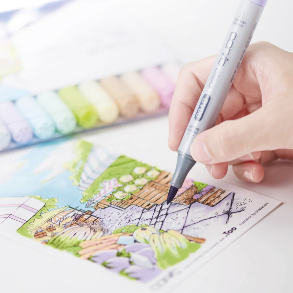 Набор маркеров Copic Ciao Set (10+2 шт) "My First Copic", 10 маркеров Ciao + 2 лайнера, в блистере