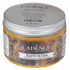 Краска-патина для с эффектом состаривания Cadence Rusty Patinа, 150 мл, Жёлтый оксид