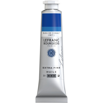 Краска масляная Lefranc Extra Fine 40 мл, 064 Оттенок синий кобальт