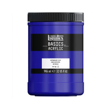 Акриловая краска Liquitex BASICS, 946 мл, Синий ультрамарин