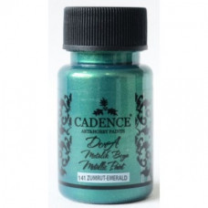 Акриловая краска Cadence Dora Metallic, 50 мл, Изумруд