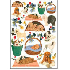 Карта для декупажу Цуценя розмір 50x70 см арт DECOUP01_077