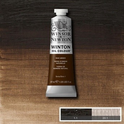Масляная краска Winsor Newton Winton Oil Colour 37 мл №554 Raw umber Умбра