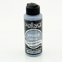Універсальна акрилова фарба Hybrid Acrylic for Multisurfaces Cadence № 58, 120 мл, Dark Slate Gray Грифельний сірий