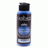 Пудра флок для нігтів оксамитова, Cadence 120 мл Синій