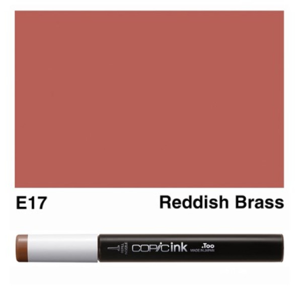 Заправка для маркерів COPIC Ink, E17 Reddish brass Червона латунь, 12 мл