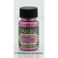Краска по ткани Cadence Dora Textil Metallic Fabric Paint 50 мл Цикломен