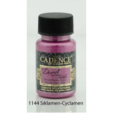 Фарба по тканині Cadence Dora Textil Metallic Fabric Paint 50 мл Цикломен
