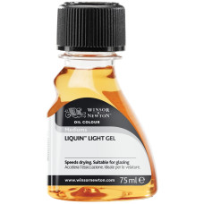 Медиум для масляных красок, быстросохнущий глянцевый гель Liquin Light Gel Medium, 75 мл
