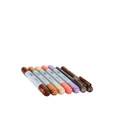 Набір спиртових маркерів з лайнерами Copic Ciao Set Doodle Kit People, Тілесні 5+2 шт