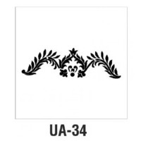 Трафарет Cadence UA Stensil, 10*25 см, UA-34