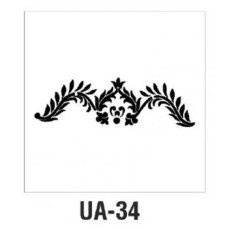 Трафарет Cadence UA Stensil, 10*25 см, UA-34