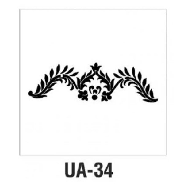 Трафарет Cadence UA Stensil, 10*25 см, UA-34