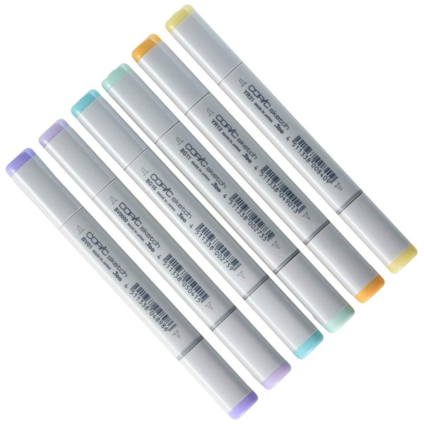 Маркери Copic Sketch Set Pale Pastels 6 шт 21075667