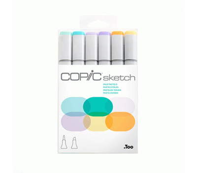 Маркеры Copic Sketch Set Pale Pastels 6 шт 21075667