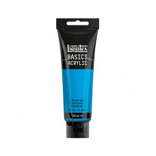 Акриловая краска Liquitex BASICS, 118 мл, Бриллиантовый синий
