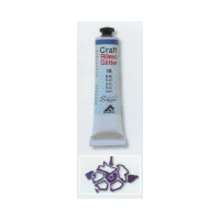 Контур рельефный глиттерный Ferrario Craft Rilievo Glitter 20 мл, №017 Violet (Фиолетовый)