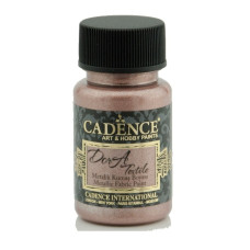 Краска по ткани Cadence Dora Textil Metallic Fabric Paint 50 мл Розовый