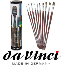 Пензлі в наборі daVinci 5405, Top-Acrylic brush set 10 арт 5405