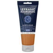 Акрилова фарба Lefranc Fine Acrylic Color 80 мл, 482 Raw Sienna Сієна