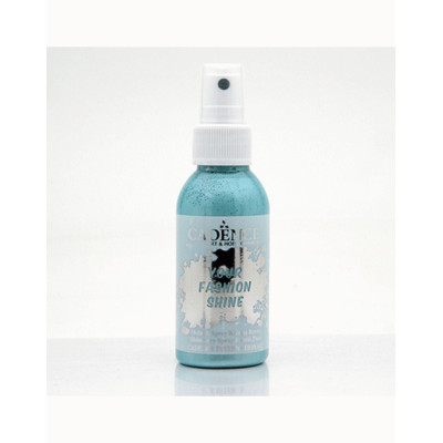 Краска по ткани спрей, перламутровая Cadence Your Fashion Spray 100 мл, Турецкий синий светлый