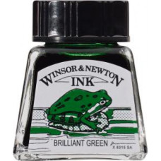 Туш художня Winsor Newton Drawing Inks 14 мл №046 Зелений