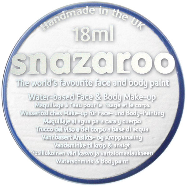 Краска для грима Snazaroo Classic 18 мл Белый