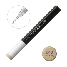 Чорнило для заправки маркерів Copic Ink E-43 Dull ivory Слонова кістка, 12 мл